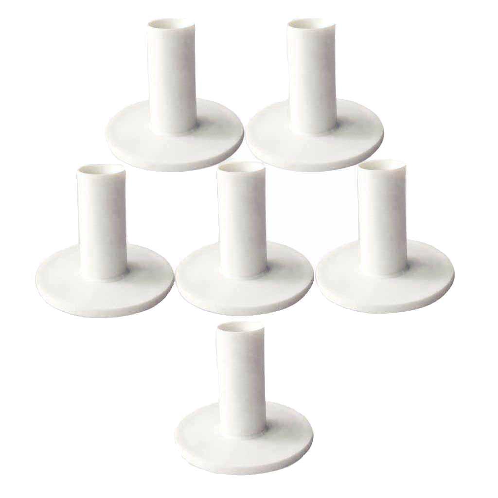 6pcs Rubber Golf Driving Range Practice Tee Holder Tees Tool