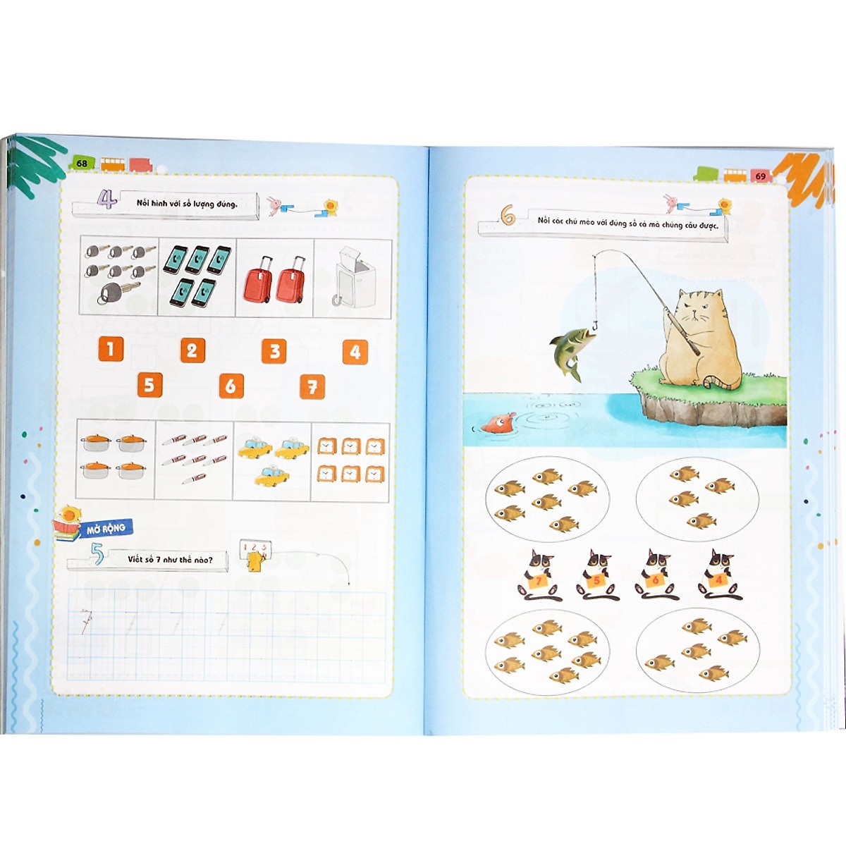 Bộ Sách POMath Toán tư duy Cho Trẻ Em 4 - 6 tuổi