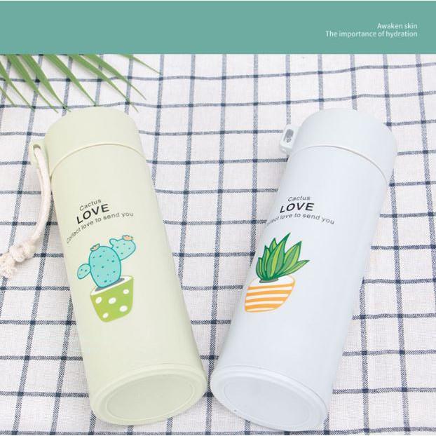 BÌNH NƯỚC XƯƠNG RỒNG 450ml siêu đẹp