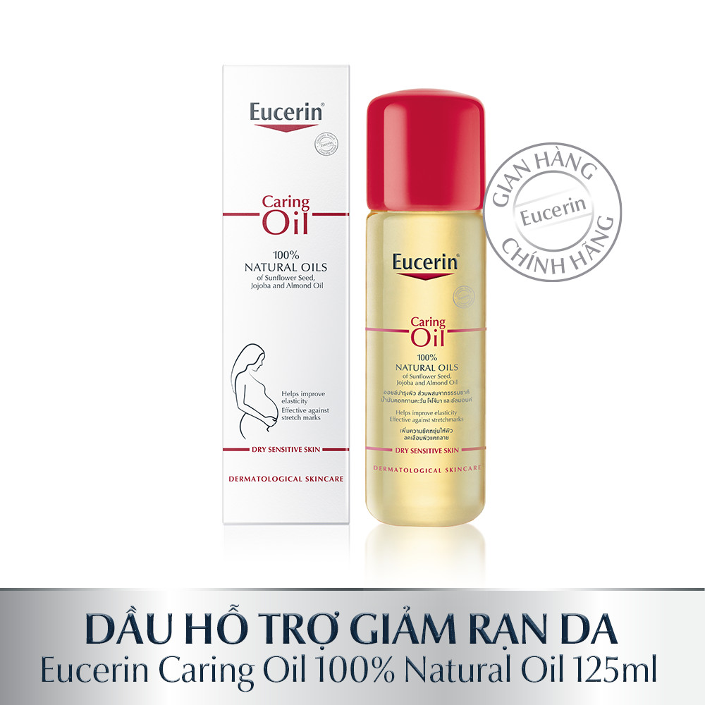 Dầu dưỡng giảm rạn da Eucerin Natural Caring Oil 125ml