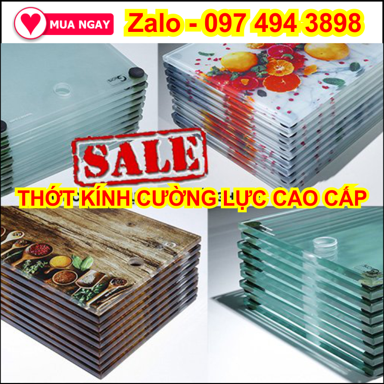 Thớt kính cường lực đẹp sang 1 thớt dùng cả đời, dễ vệ sinh luôn sáng bóng, tránh lây lan vi khuẩn