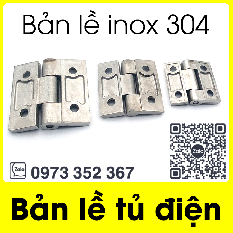 Bản lề cửa tủ inox / Bản lề inox 304 40x40 50x50 60x60 / Bản lề thép không gỉ 40 50 60