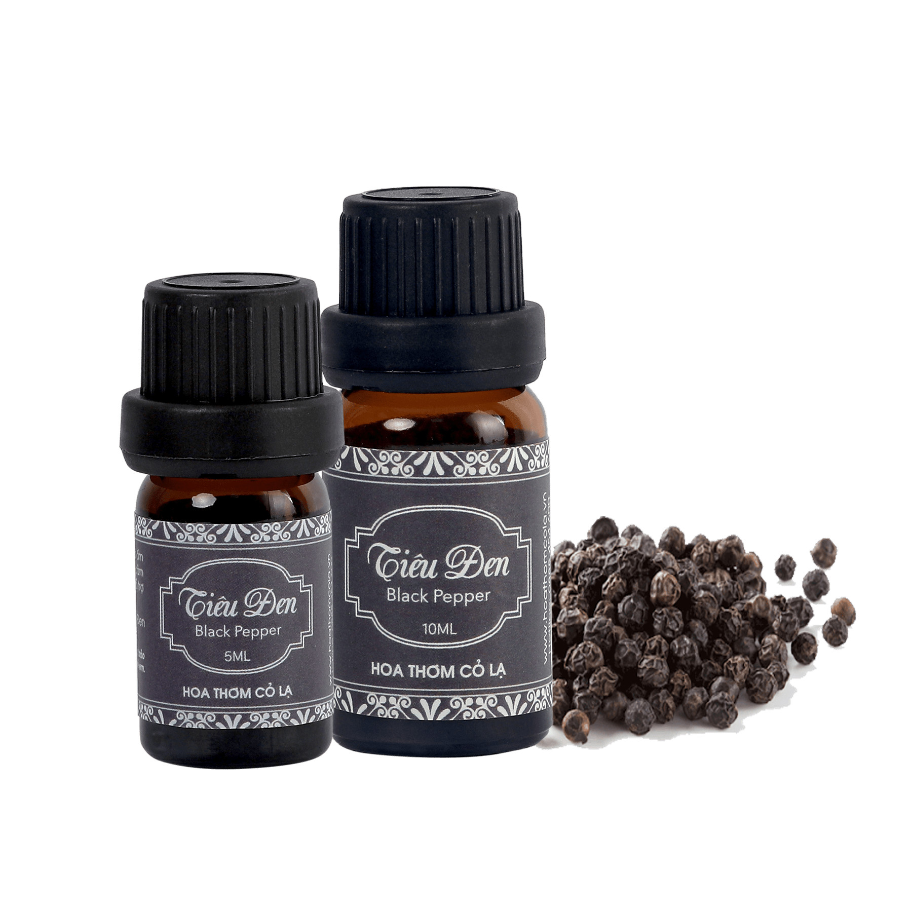 Tinh Dầu Tiêu Đen - Black Pepper Essential Oil 5ml - Hoa Thơm Cỏ Lạ