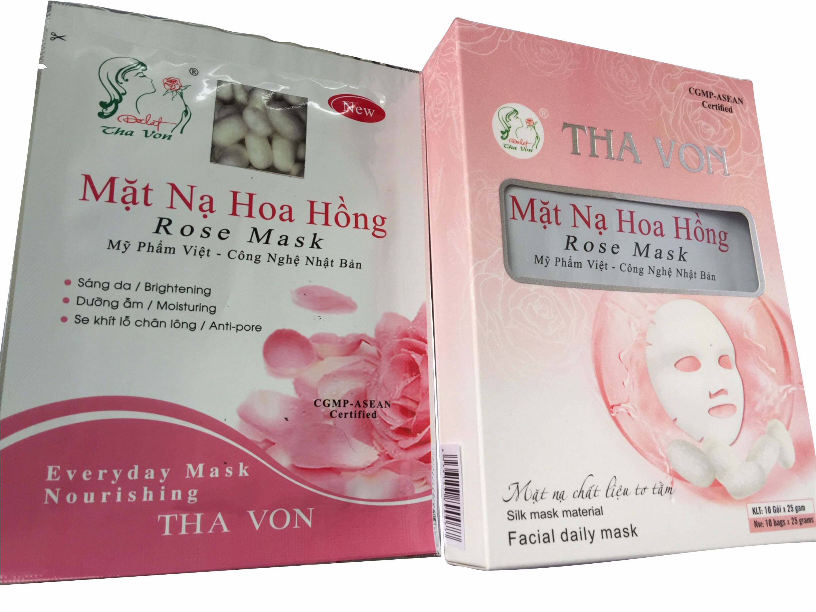 Mặt Nạ Hoa Hồng hộp 10 gói