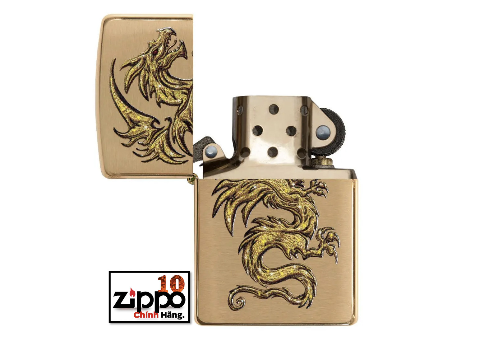 Bật lửa ZIPPO 29725 Dragon Design - Chính hãng 100%