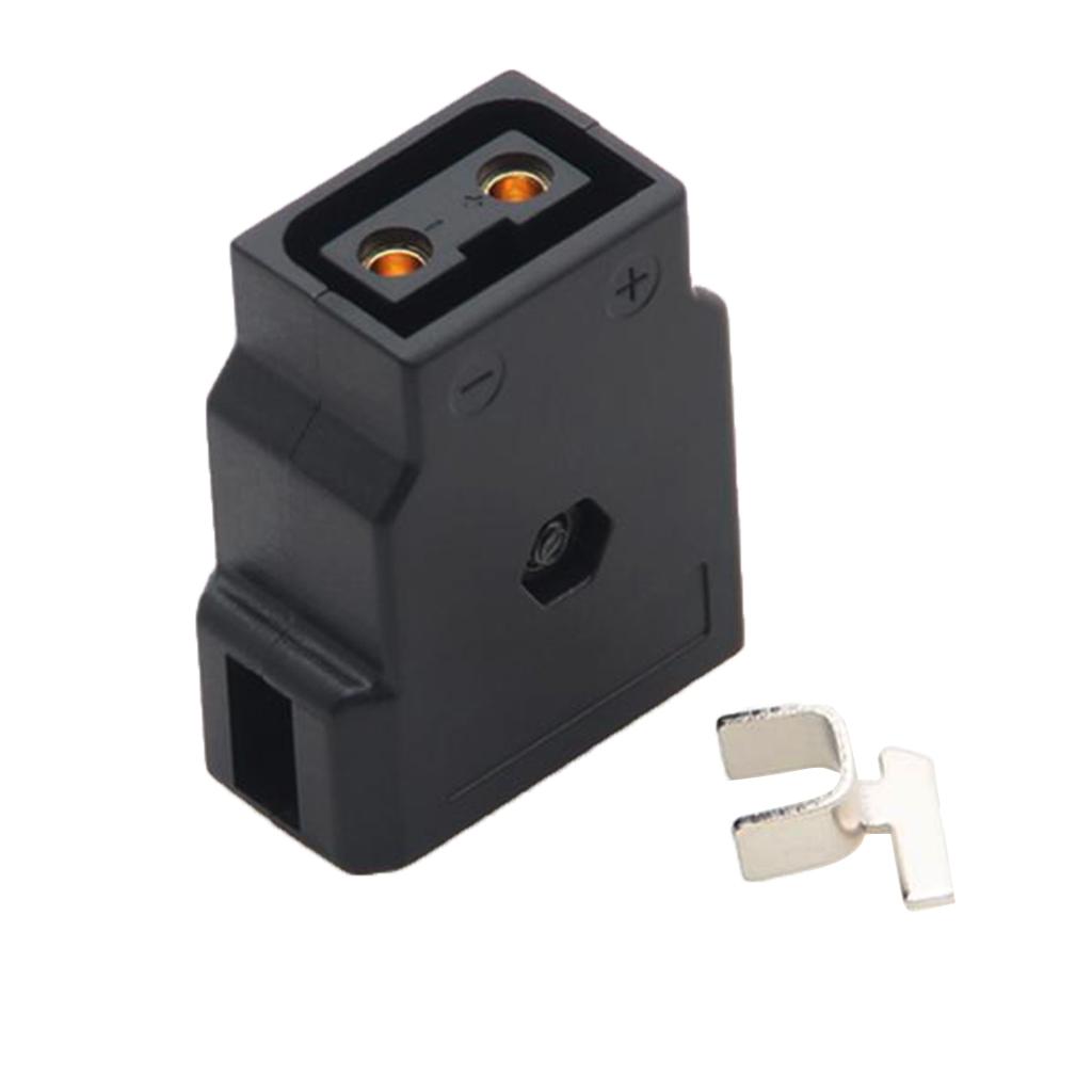 Pack of 5 Female D-Tap Plug Connector for DSLR Rig Power Cable V-mount Anton Battery Black