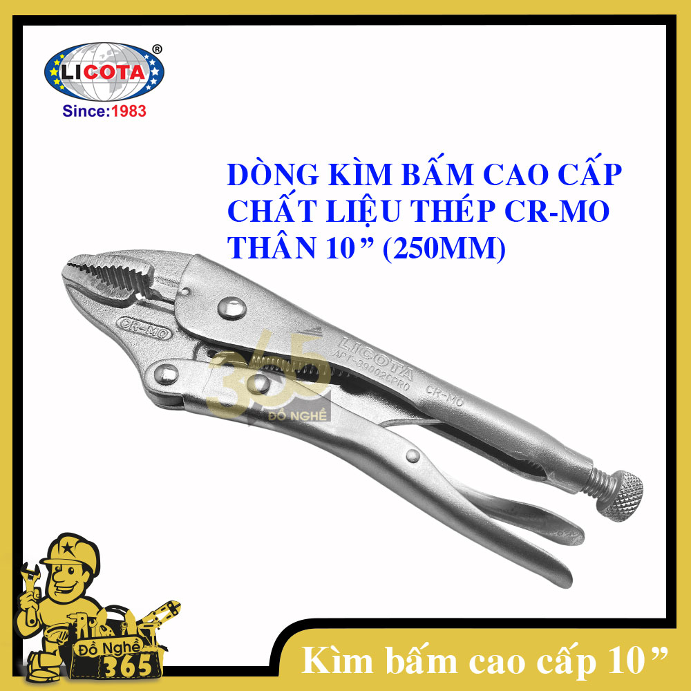 Kìm bấm chết xi trắng Cao cấp LICOTA 10&quot; (250mm)