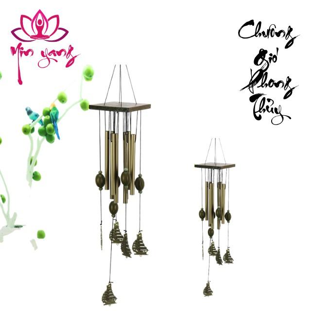 Chuông Gió 6 Thanh Thuận Buồm Xuôi Gió cao cấp, chất lượng