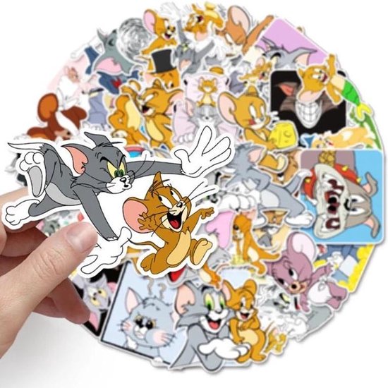 Set 30-60 Tom and Jerry   sticker