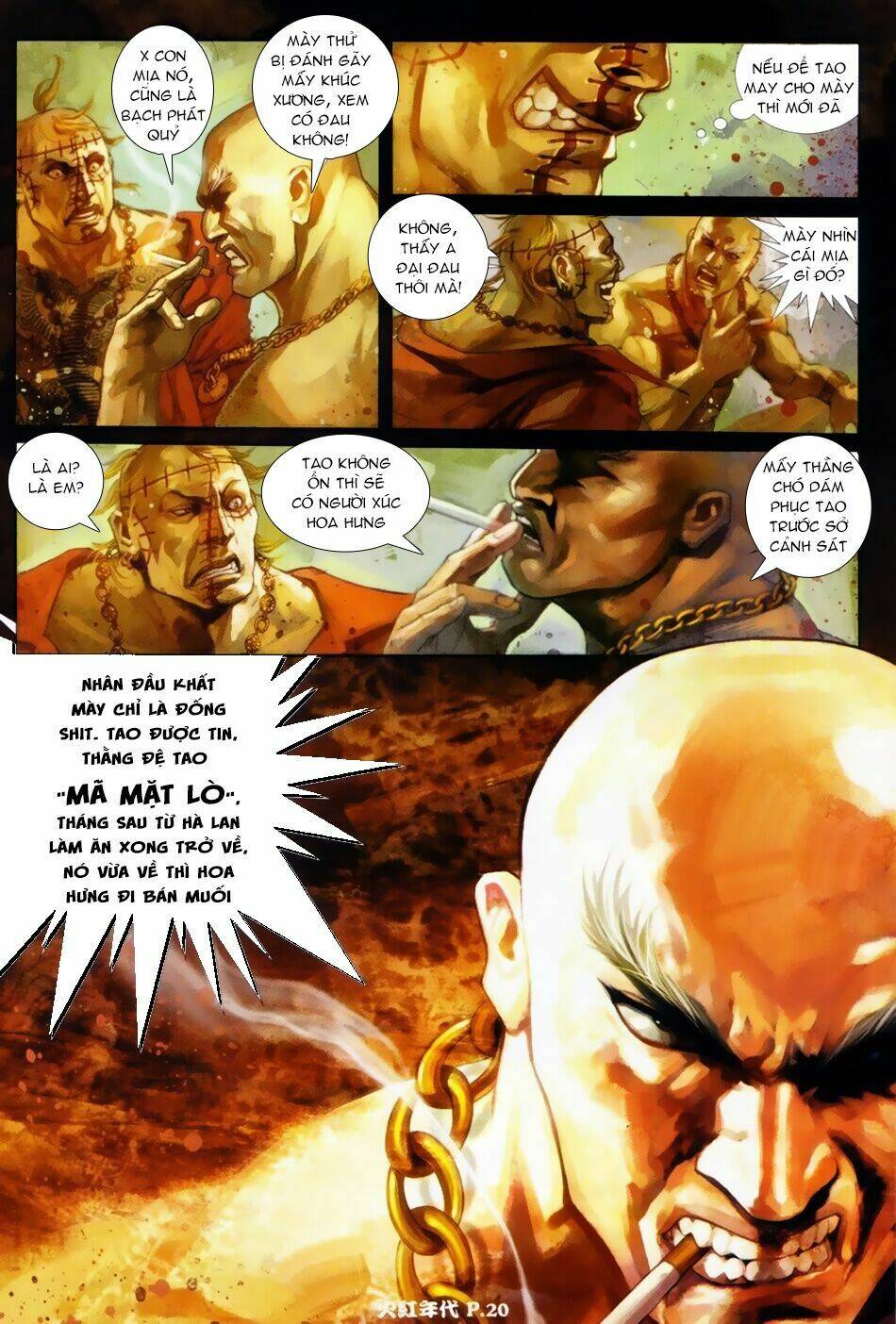 hỏa hồng niên đại hắc cốt đường chapter 21 12