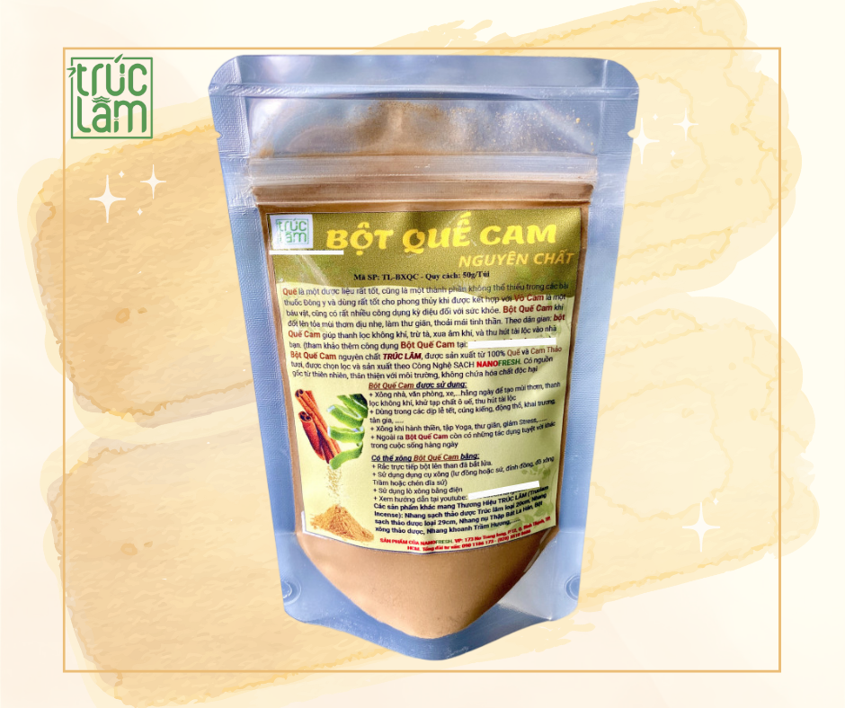 BỘT XÔNG QUẾ CAM