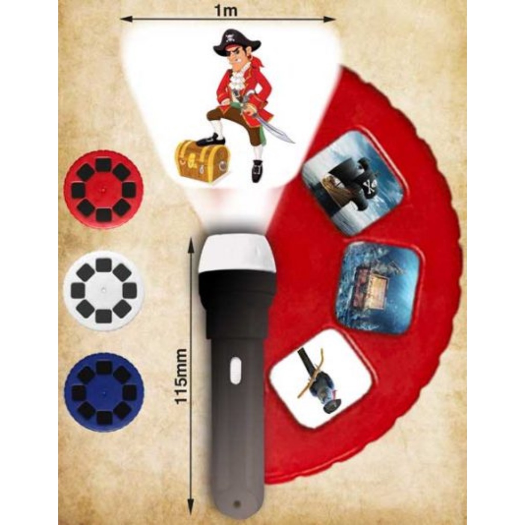 Brainstorm Đèn Pin Flashlight Chủ Đề Cướp Biển E2058-ANN 332