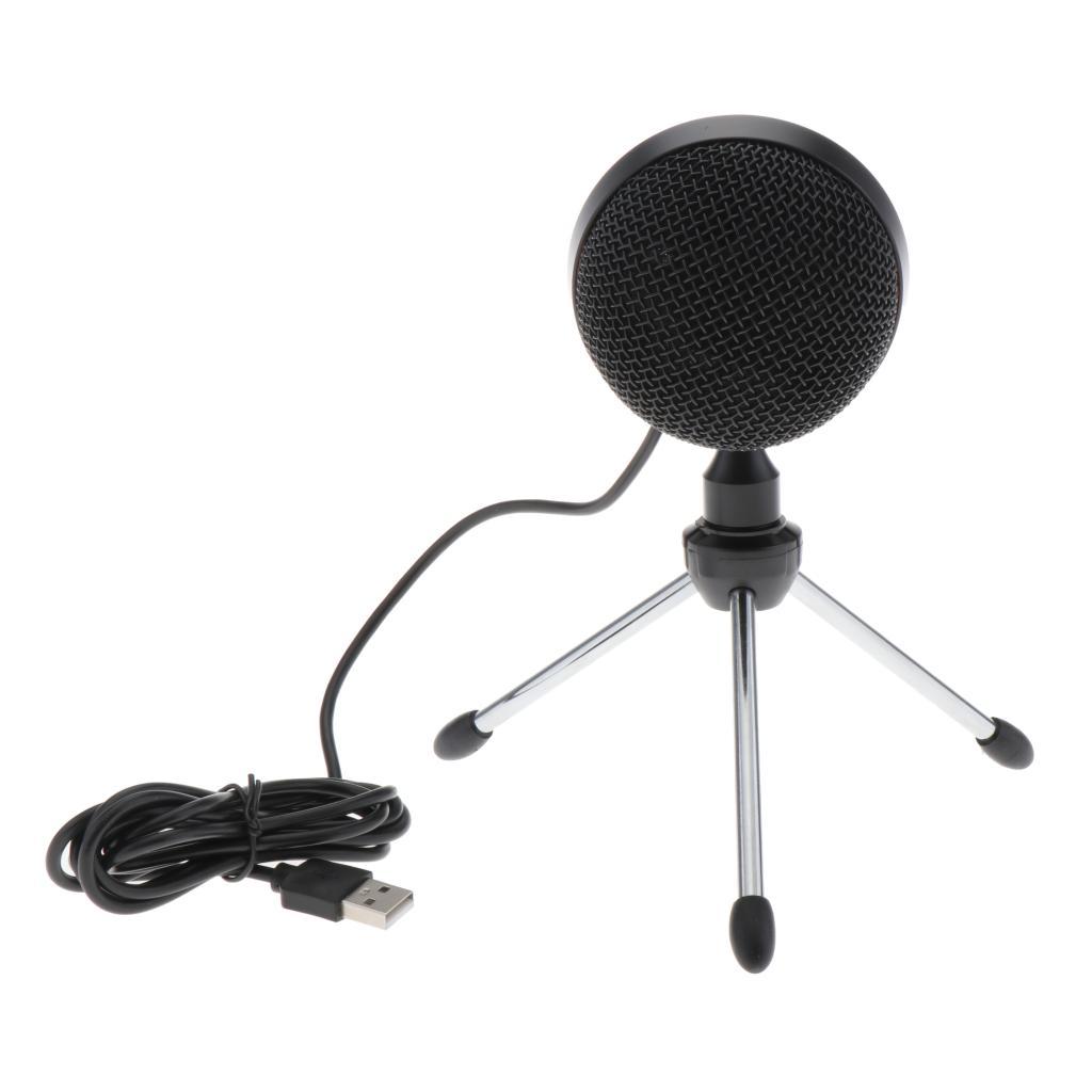 Pickup USB Microphone Desktop For Laptop Computer Audio Recording Studio