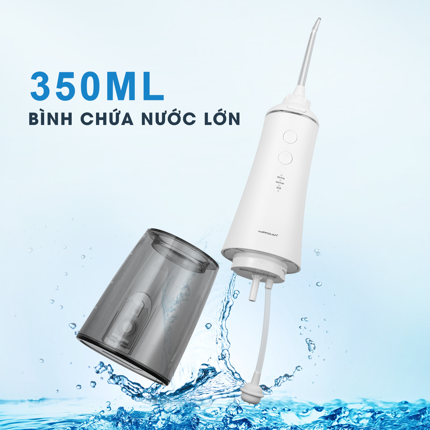 Combo Máy Tăm Nước Cao Cấp 2203 X WaterPush - Bảo hành Online máy lỗi đổi mới tận nhà 1 năm - Áp lực nước 30-150PSI