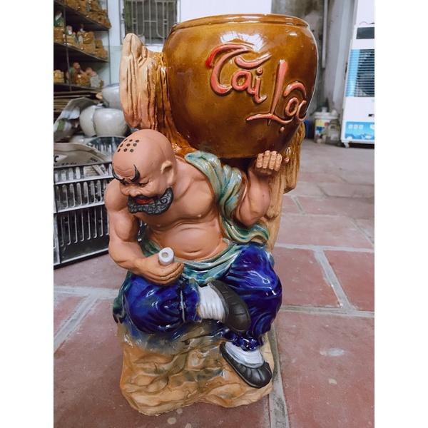 Chậu tượng Lỗ Trí Thâm say size đại