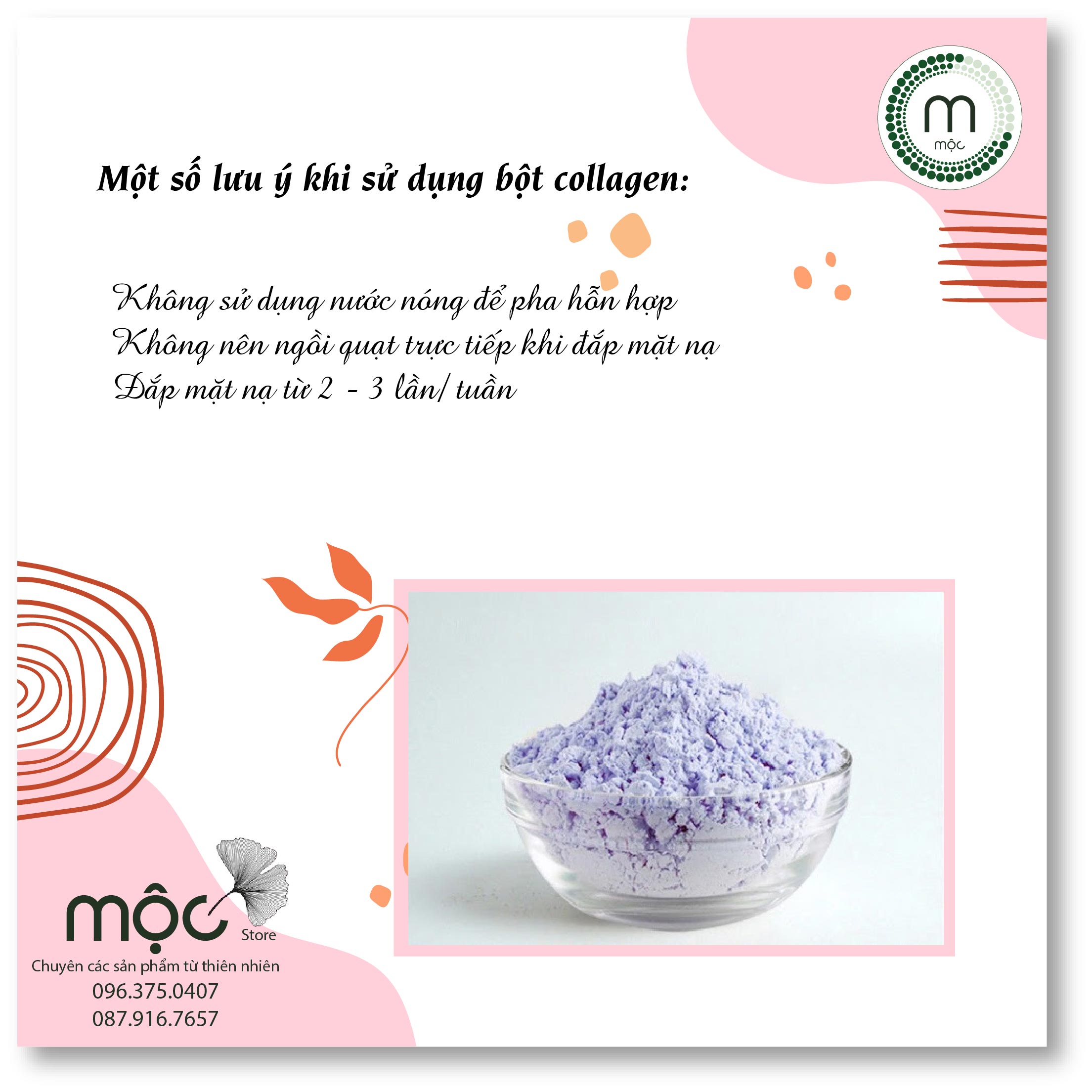 Bột Collagen Lavender đắp mặt nguyên chất từ thiên nhiên 100ml handmade
