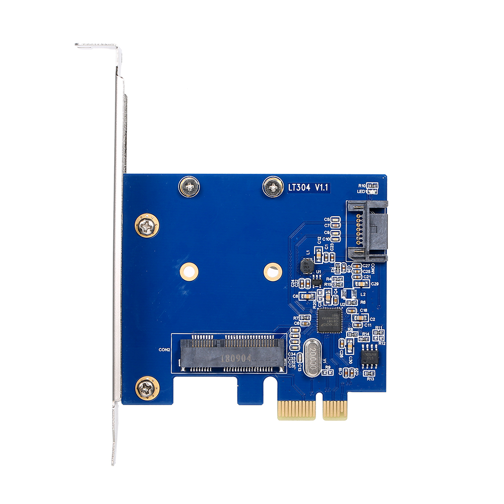 Bộ Chuyển Đổi Điều Khiển Thẻ Mở Rộng Kết Hợp PCIe Sang MSATA & SATA3.0 Cho Máy Tính Để Bàn