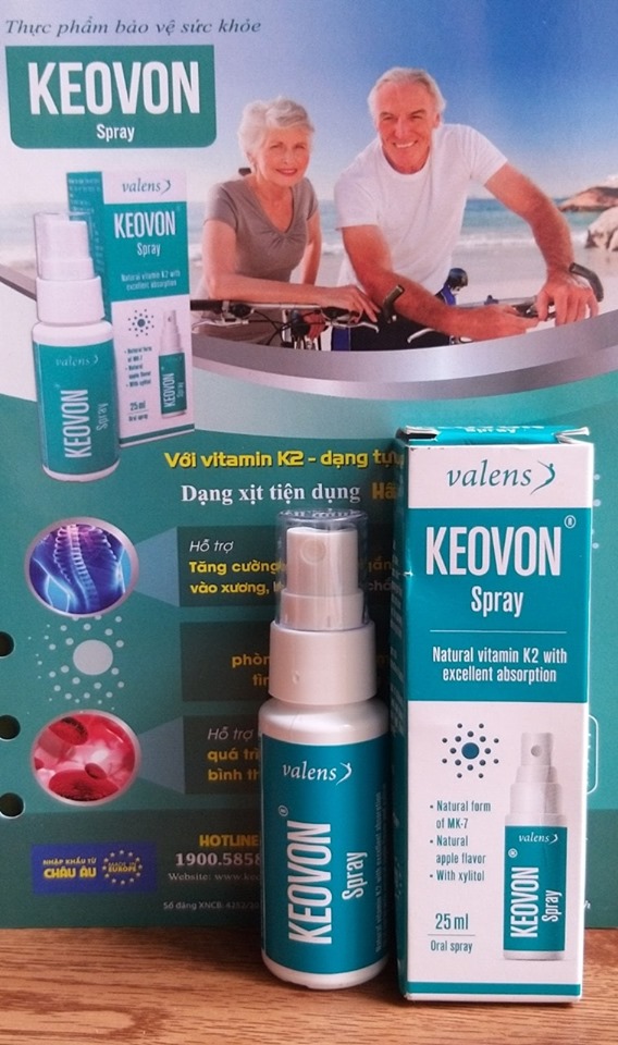 Thực phẩm bảo vệ sức khỏe Keovon Spray Vitamin K2