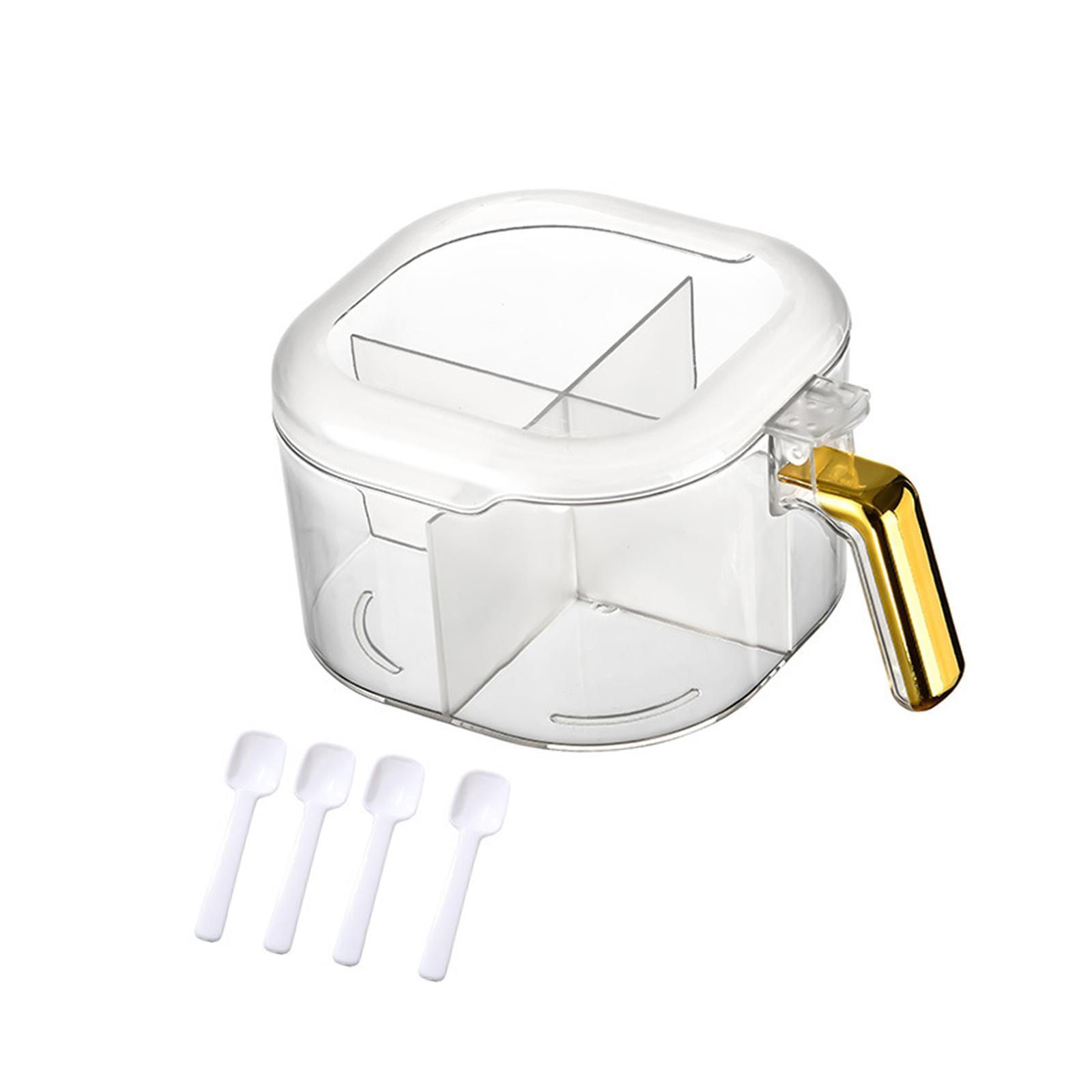 Spice Storage Container Kitchen Storage Tool Clear for Dining Room Kitchen