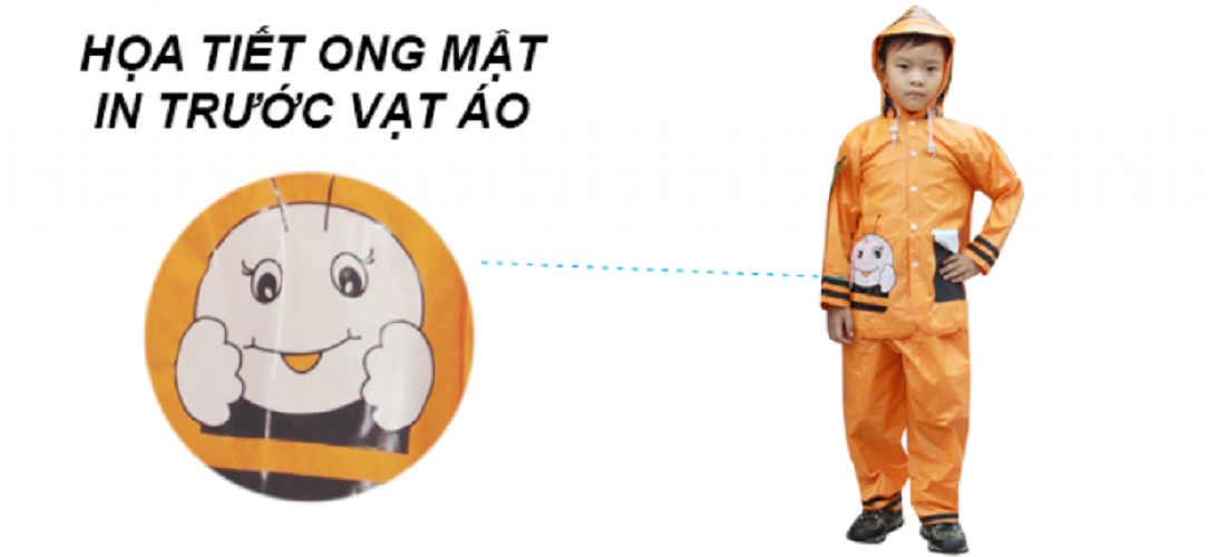 Áo Mưa Rando Bộ Ong Mật 2 - CSPS-17
