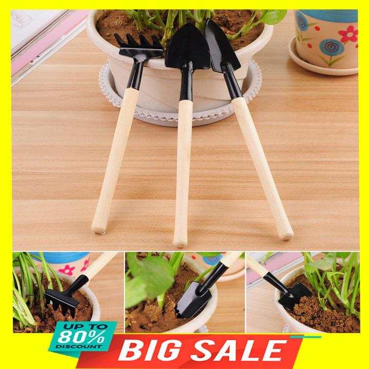 Sét 3 bộ cuốc xẻng trồng cây tiện ích