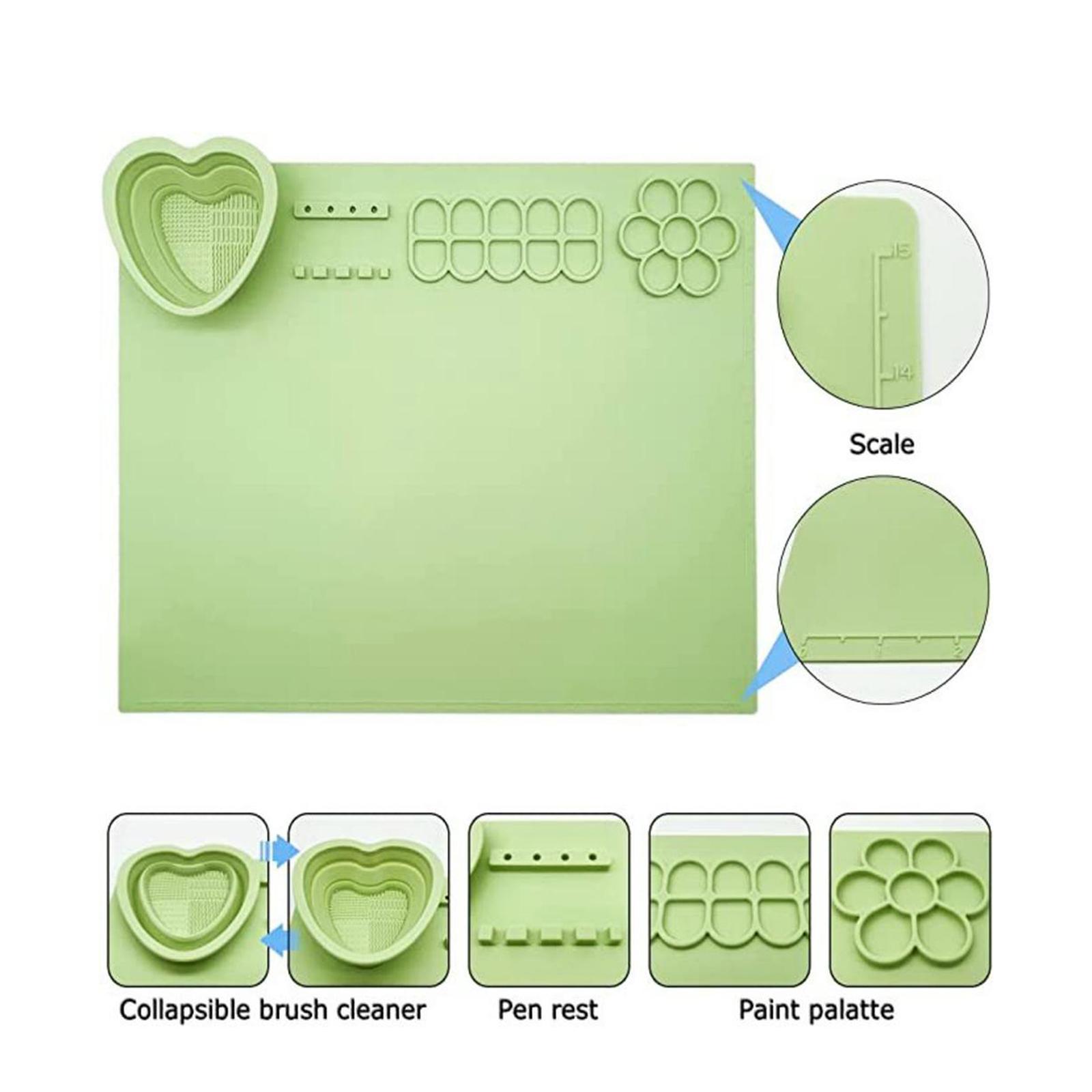 Silicone Craft Mat DIY Heat Resistant Jewelry Casting Molds Mat for Painting