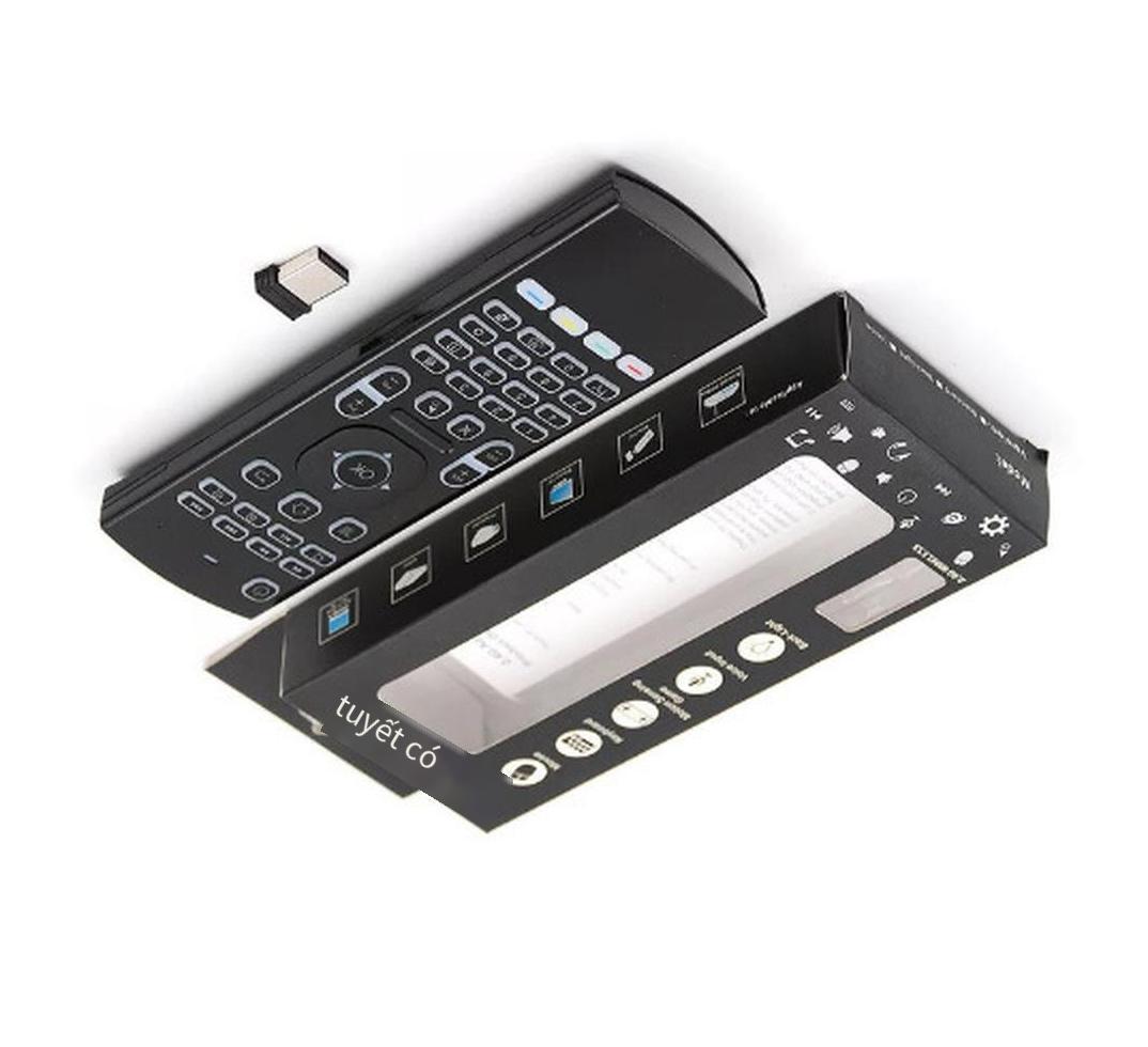 Ưu đãi đặc biệt giọng nói thông minh đa phương tiện Bàn phím bàn phím đa năng MX3 đèn nền hai mặt hồng ngoại điều khiển từ xa chuột bay