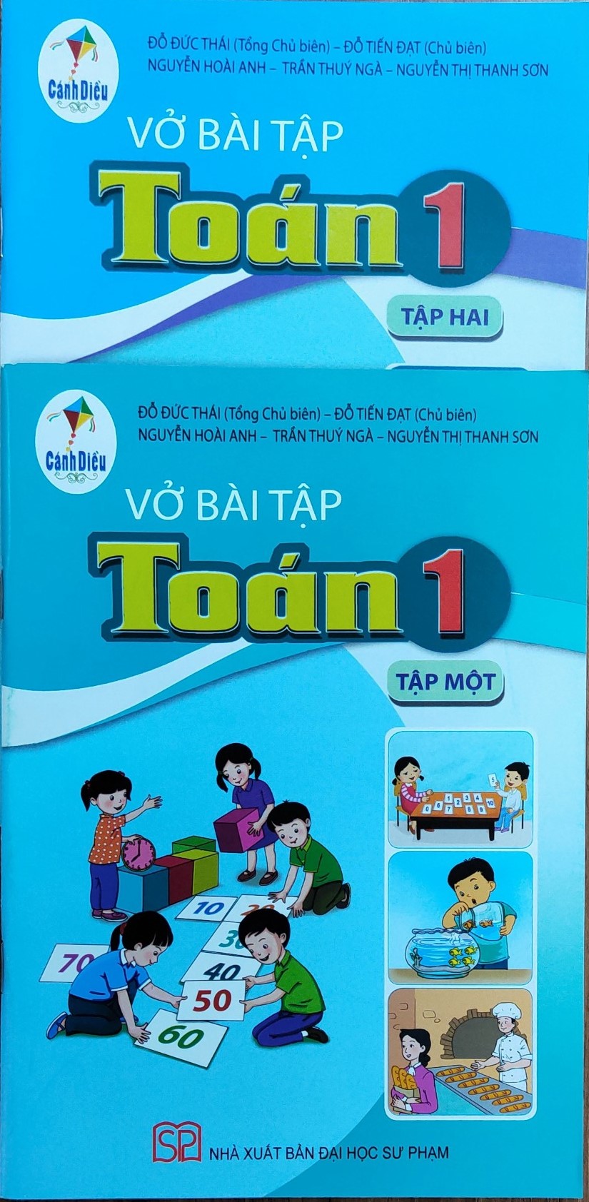 Vở bài tập Toán lớp 1 (2 tập) Bộ sách Cánh Diều