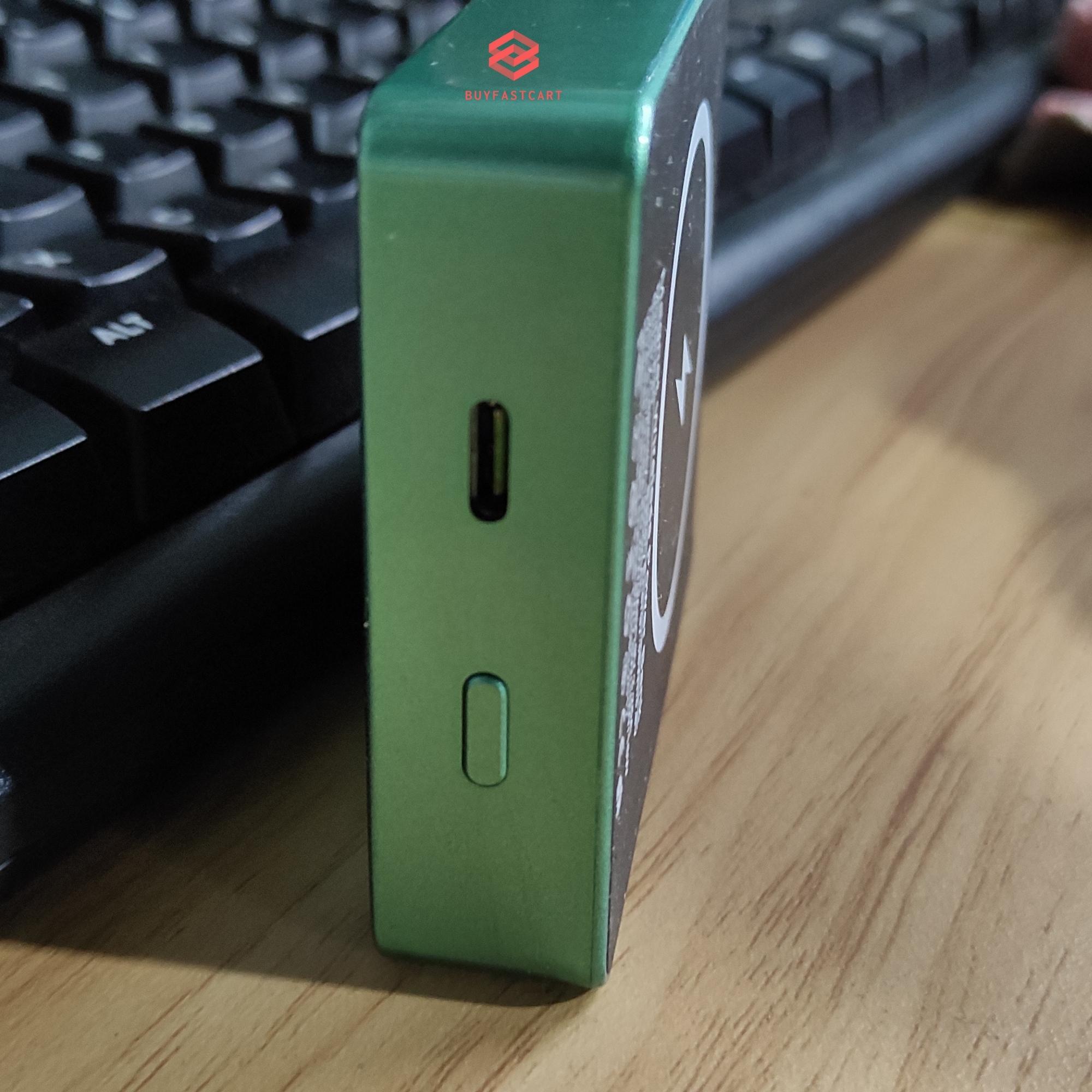 Pin Sạc Dự Phòng Hỗ Trợ Sạc Không Dây QI Wireless 10.000mAh cho iPhone Samsung