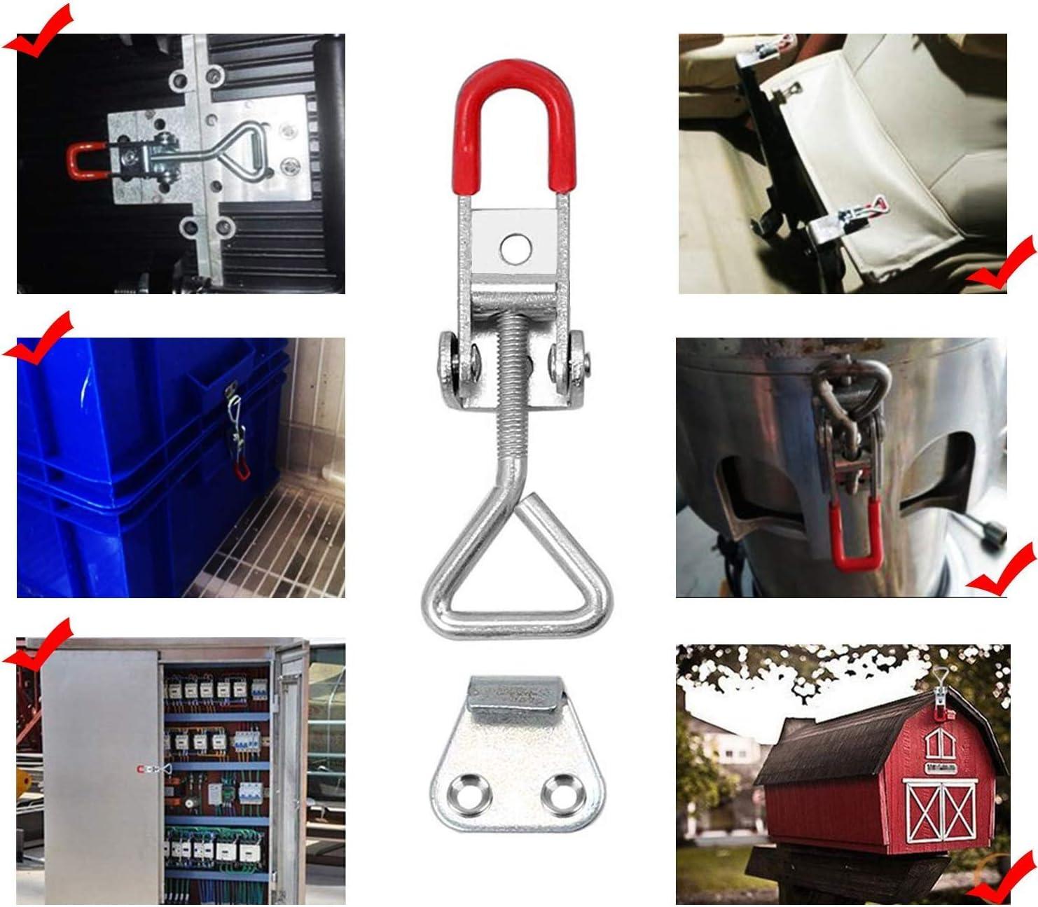 Chốt chuyển đổi kim loại, 4 chốt GH-4001 có thể điều chỉnh khớp nối chuyển đổi chốt, chốt kẹp cho tủ, cửa