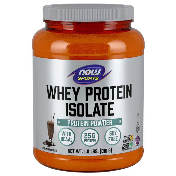Whey Protein Isolate, Creamy Chocolate Powder | Bổ sung 25g Đạm chất lượng cao có các axit amin chuỗi nhánh (BCAAs) có khả năng hấp thụ nhanh và dễ tiêu hóa dành cho người luyện tập thể thao (Vị Sô-cô-la - 816 gram)