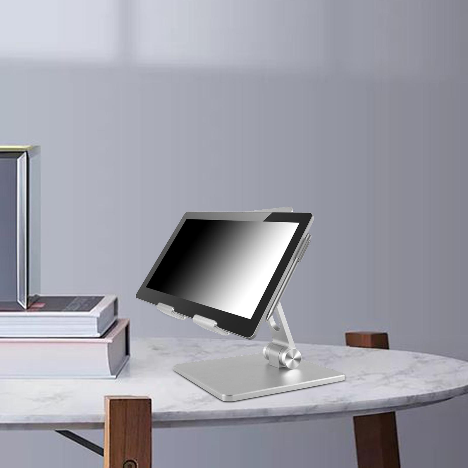 Tablet/Phone Stand, Adjustable &amp; Foldable Desktop Holder Cradle Dock for Video Recording