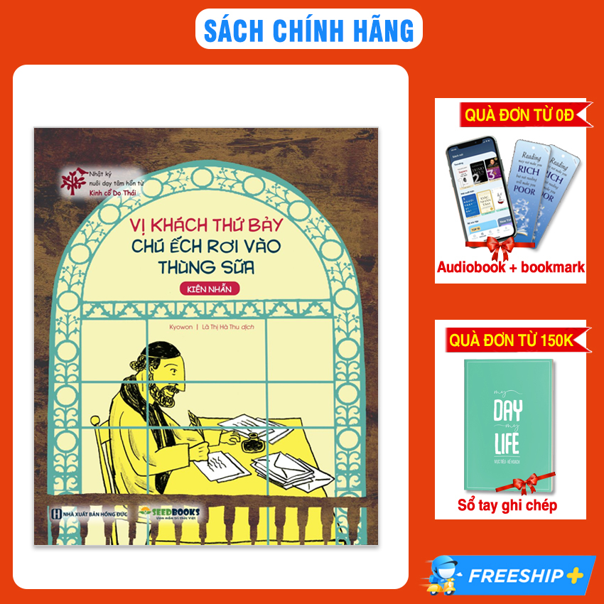 Truyện Tranh Cho Bé: Vị Khách Thứ Bảy, Chú Ếch Rơi Vào Thùng Sữa - Rèn Đức Tính Nhẫn Nại, Cân Nhắc- Sách Nuôi Dưỡng Tâm Hồn Cho Trẻ Của Người Do Thái