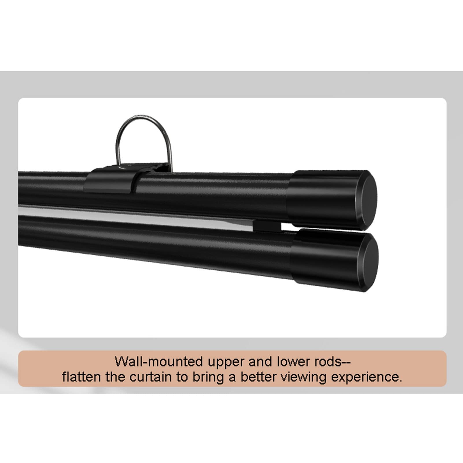 Màn Chiếu Treo Tường bằng móc treo (Tặng kèm) Prima đủ tỉ lệ Nhẹ Gọn Kích Thước 60 inch, 72 inch, 80 inch, 92 inch, 100 inch - Hàng nhập khẩu