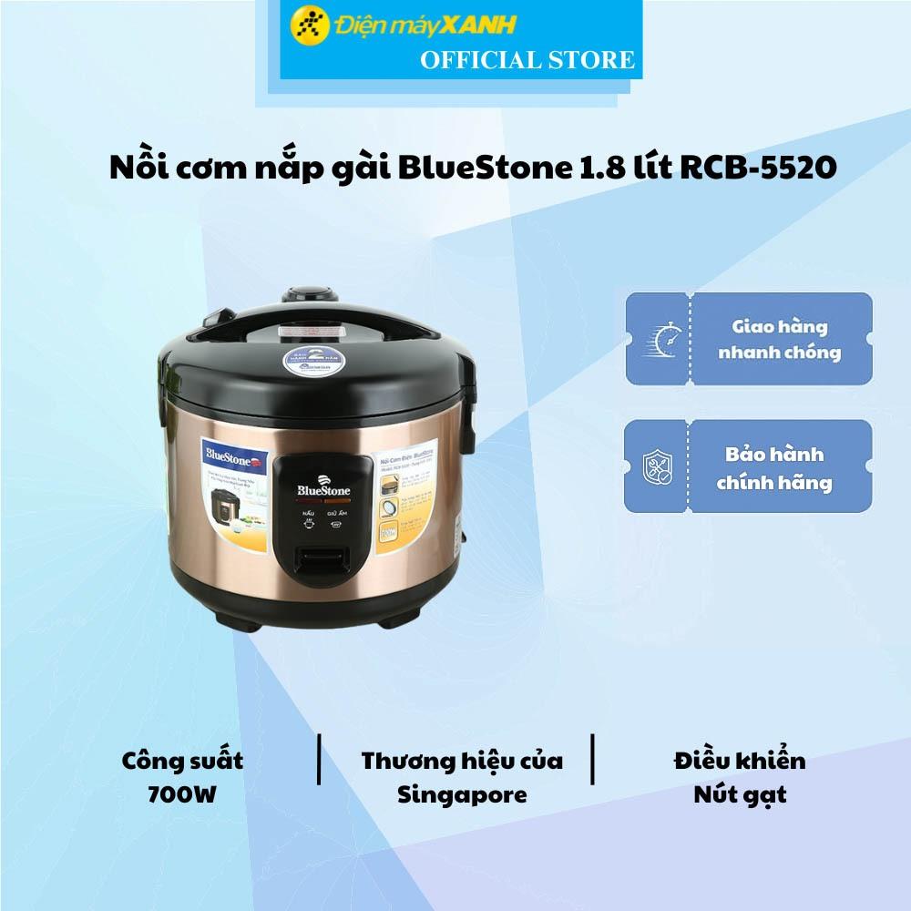 Nồi cơm nắp gài BlueStone 1.8 lít RCB-5520 Hàng Chính Hãng