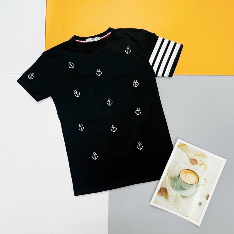 Áo nam cổ tròn thun cotton hàng cao cấp vnxk