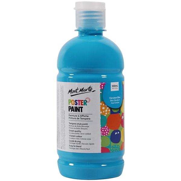 Màu Poster Mont Marte 500 ML MPST0004 - Màu Cerulean Blue