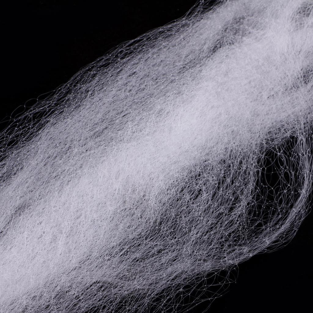 2x Fishing Net With Float Fish Trap Monofilament Small Mesh Gill Casting Net