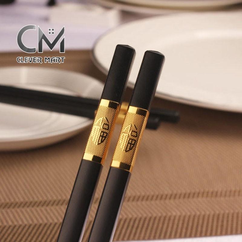 Đũa KHẢM VÀNG chống mốc chống trơn Hàn Quốc sang trọng