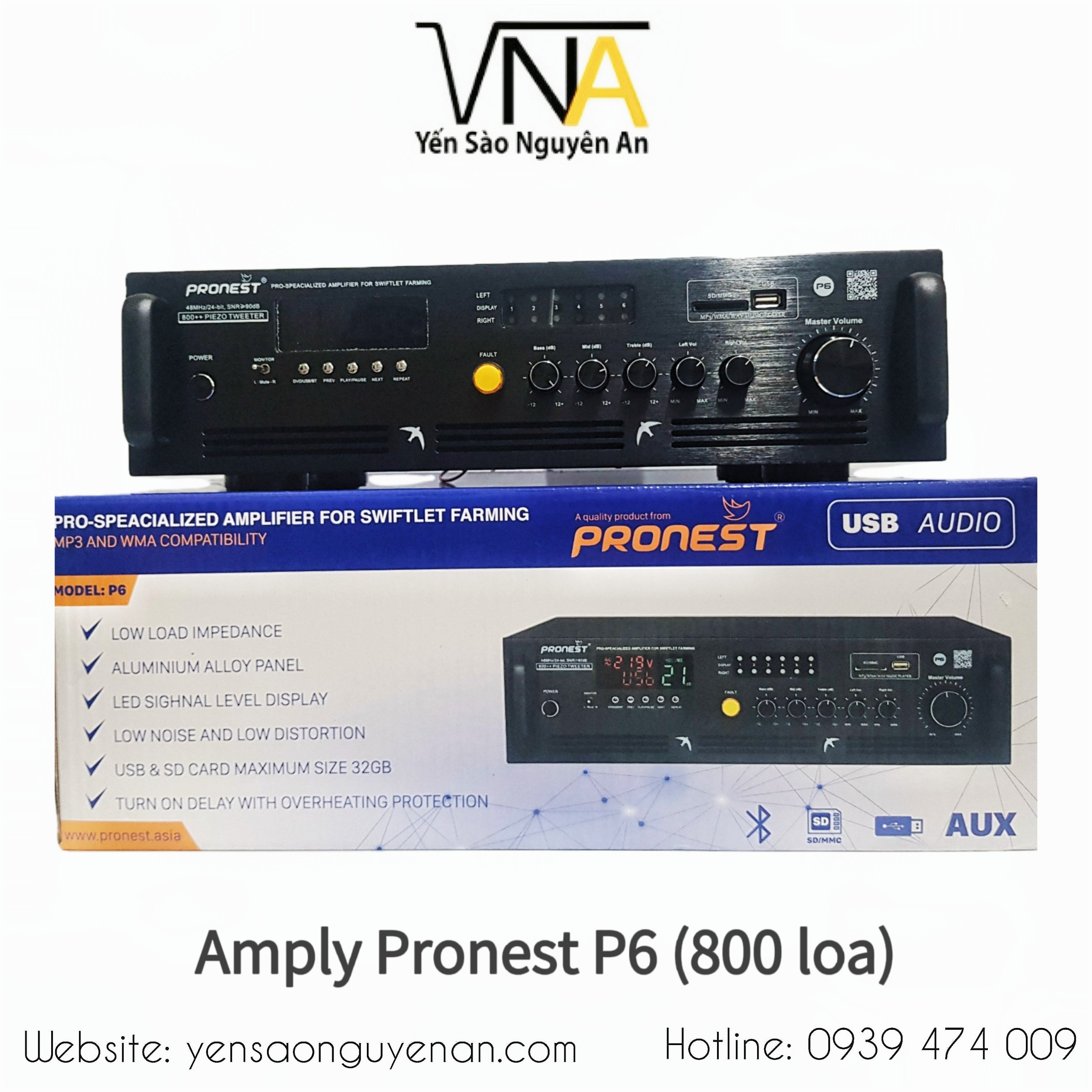 Amply Pronest P6 (800 loa)