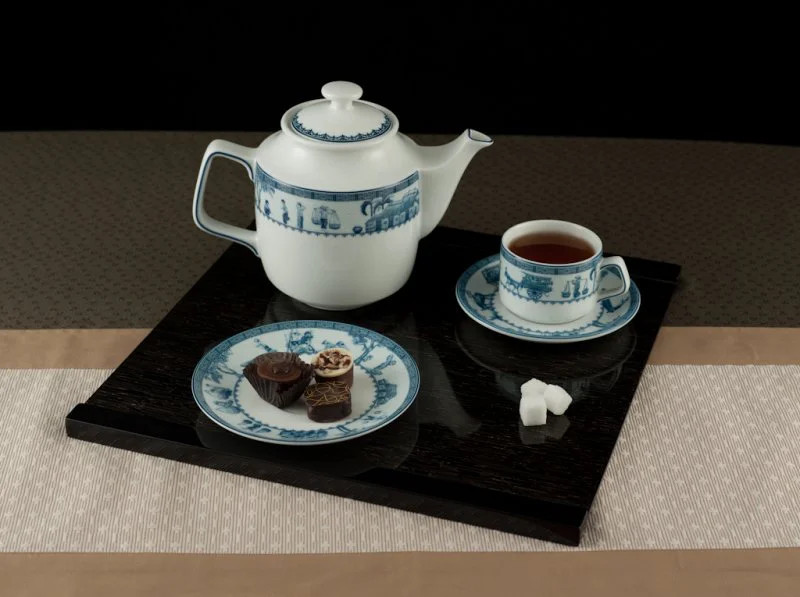 Dĩa lót tách 14 cm – Jasmine – Thôn Dã - Gốm sứ cao cấp Minh Long 1