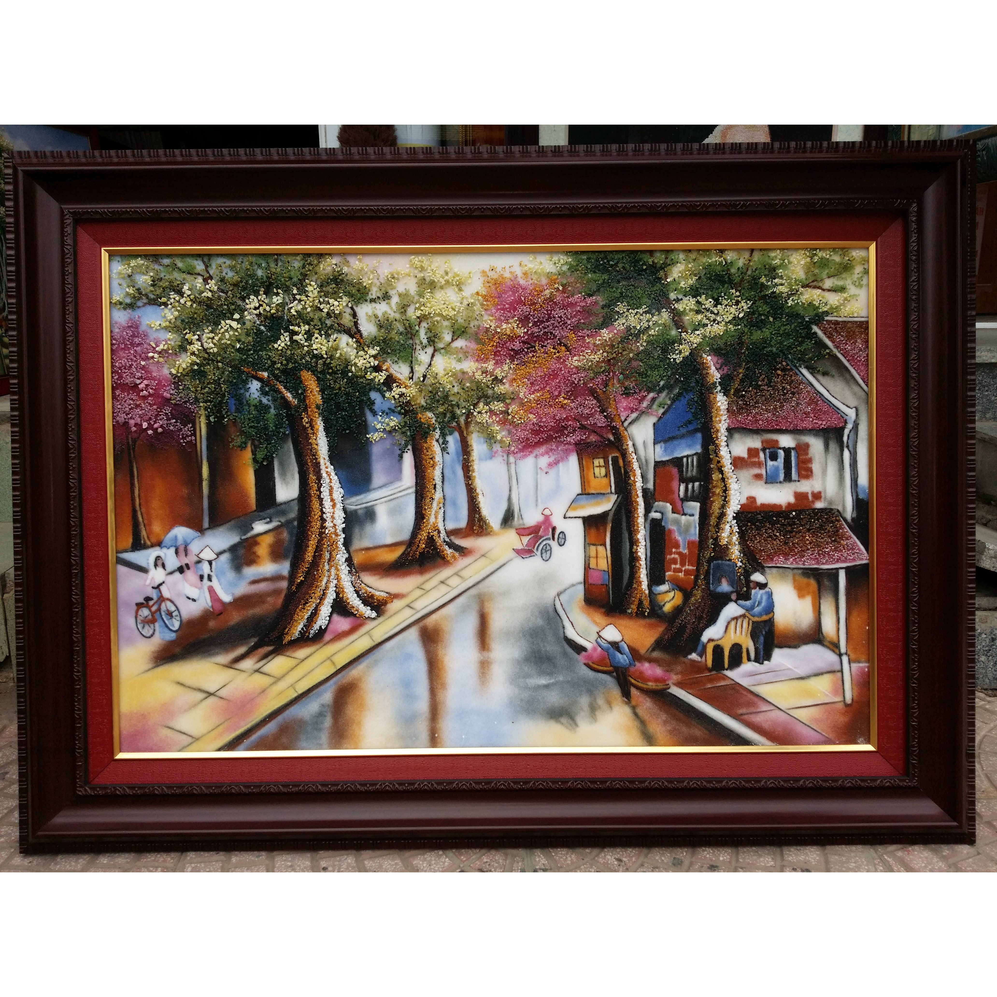 Tranh đá tự nhiên - Phố cổ Hà Nội