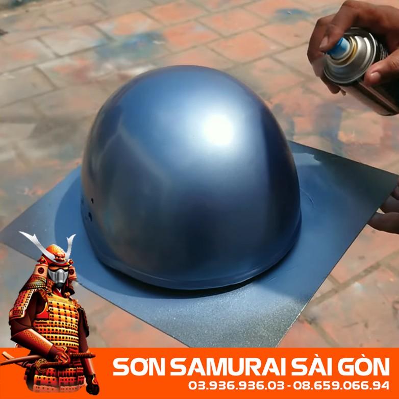 Sơn SAMURAI KUROBUSHI H198* MÀU XANH BĂNG GIÁ chính hãng dành cho xe máy