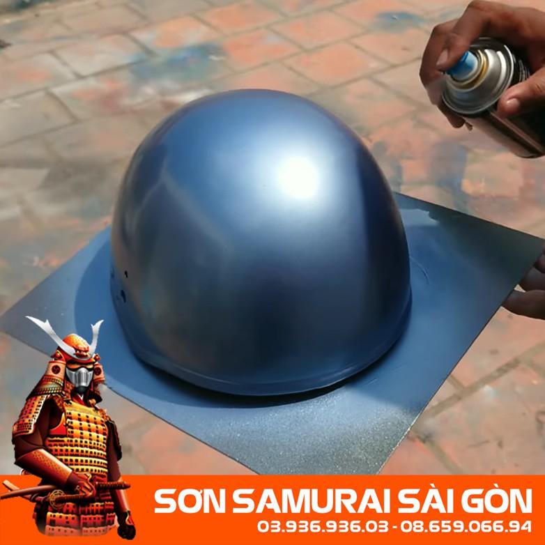 Sơn SAMURAI KUROBUSHI H198* MÀU XANH BĂNG GIÁ chính hãng dành cho xe máy