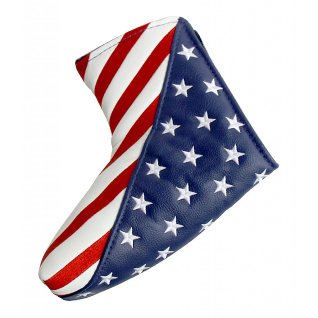 Waterproof Golf Club Headcover PU Leather Covers Putter Head Covers