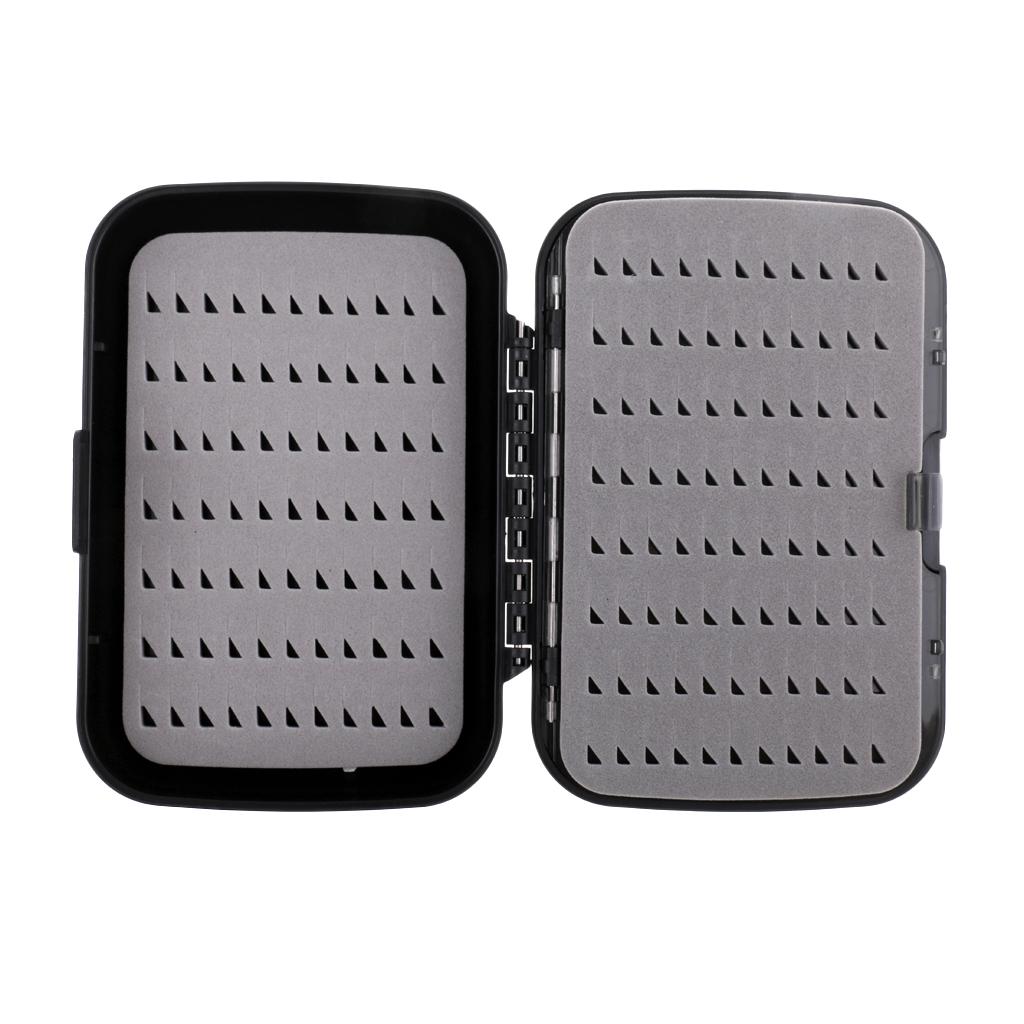 Fly Fishing Flies Box Waterproof Trout Bass Flies Fishing Tackle Hooks Box