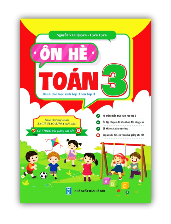 Sách - Ôn Hè Toán 3 - Dành Cho Học Sinh Lớp 3 Lên Lớp 4