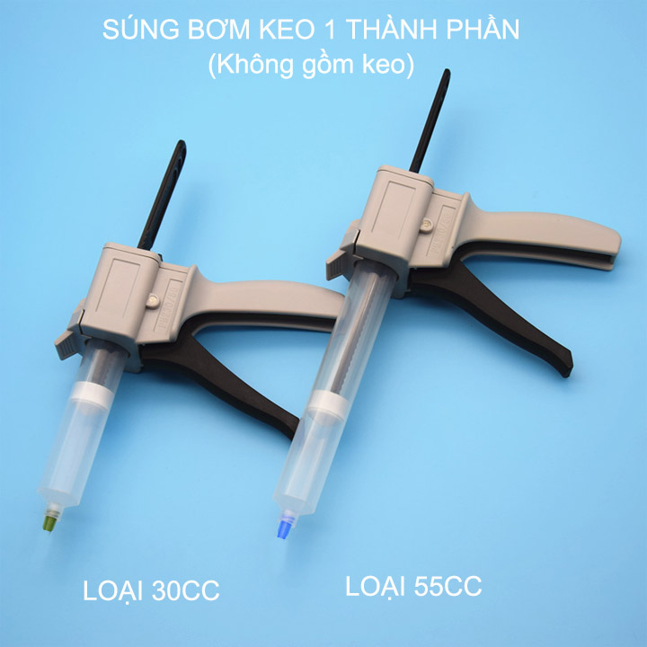 Dụng cụ bơm keo 1 thành phần bằng tay, loại 30-55CC tùy chọn