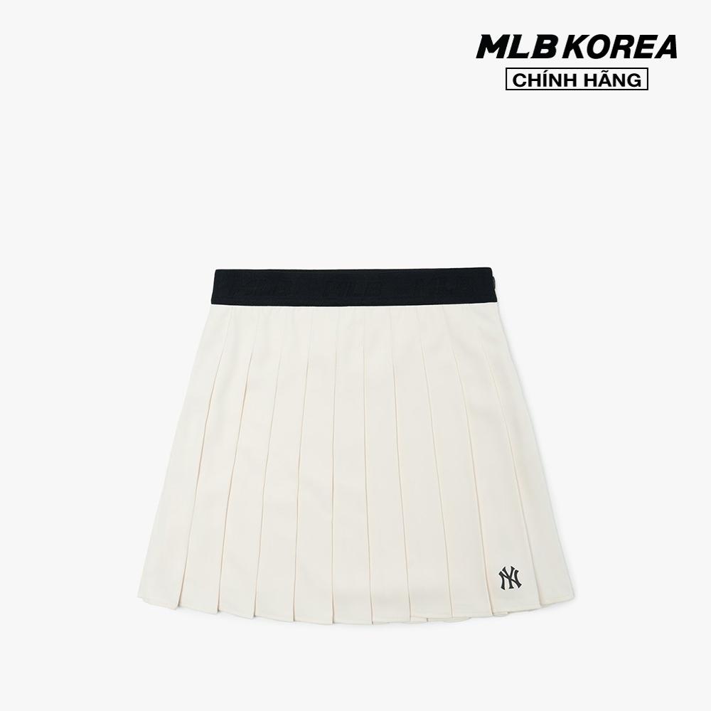 MLB - Chân váy mini xếp li Basic Pleats 3FSKB0324