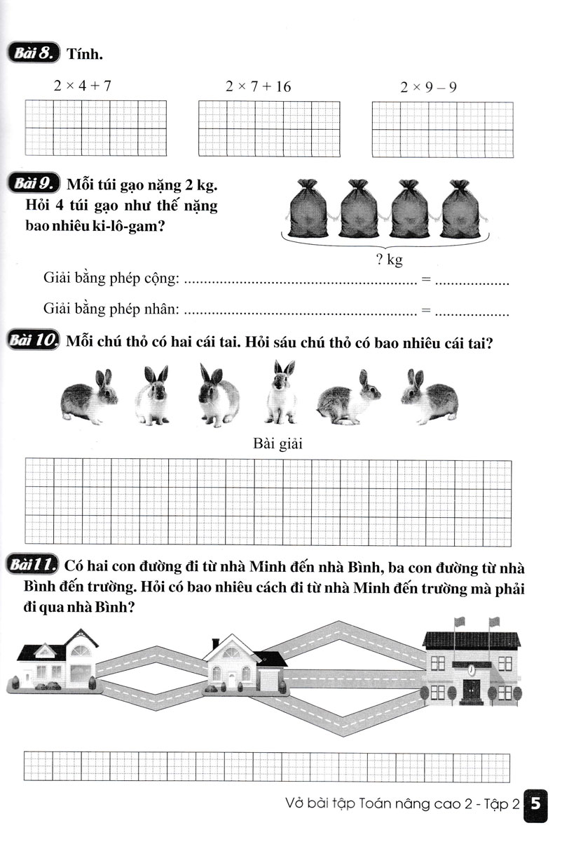 Vở Bài Tập Toán Nâng Cao 2 - Tập 2 - ND